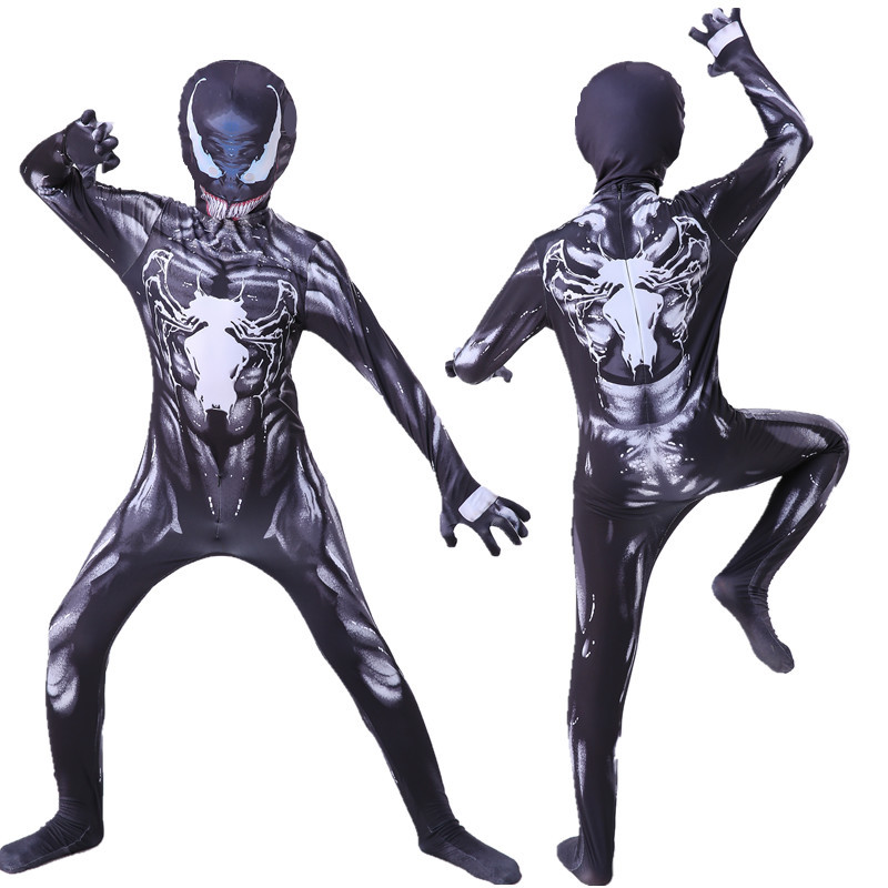 블랙 퍼플 베놈 코스프레 의상 풀 바디 점프수트 마스크 - Black Face Mask Pack 리뷰 및 가격