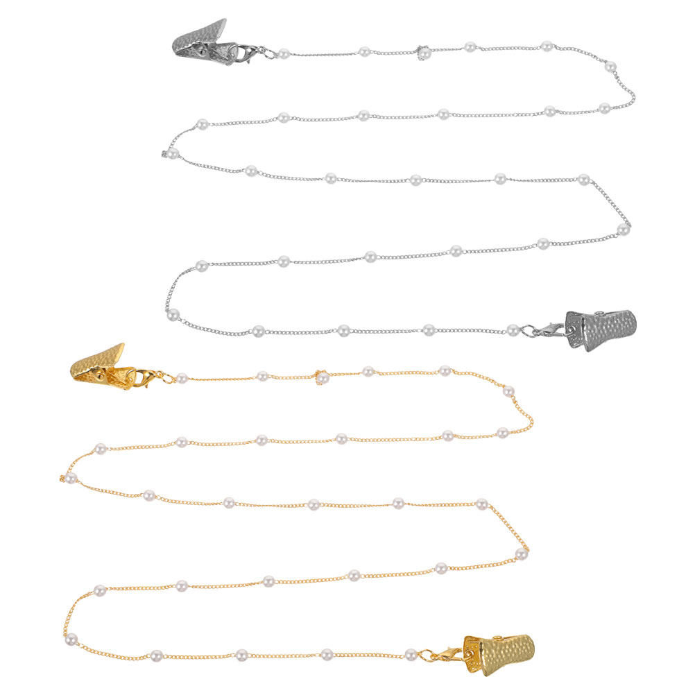 여성용 비즈 안경 끈 2개 세트, 진주 안경 체인 마스 - Mask Chain Holder 리뷰 및 가격