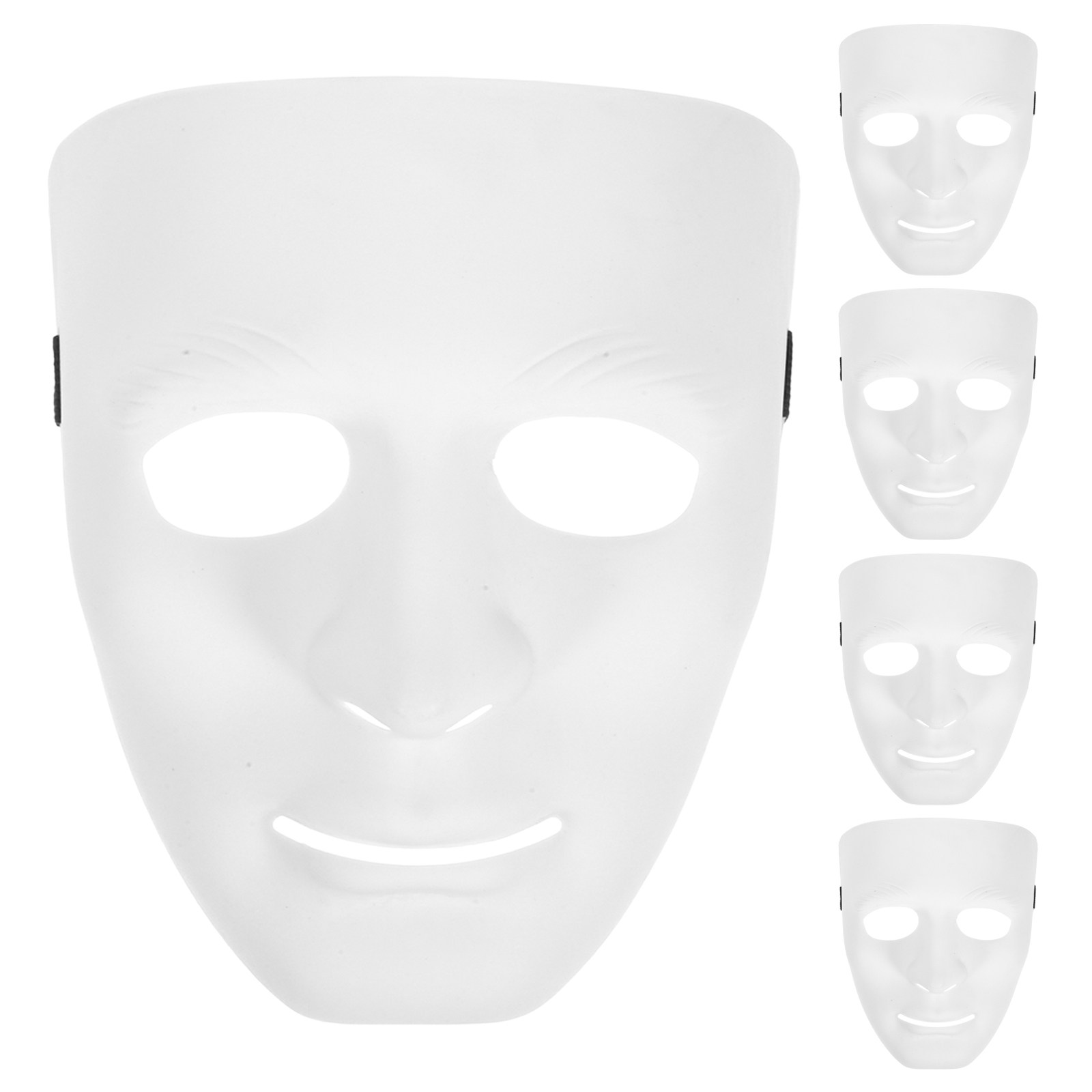 얼굴 전체를 가리는 가면 5개 세트, 검은색 리본 장식 - Black Face Mask Pack 리뷰 및 가격